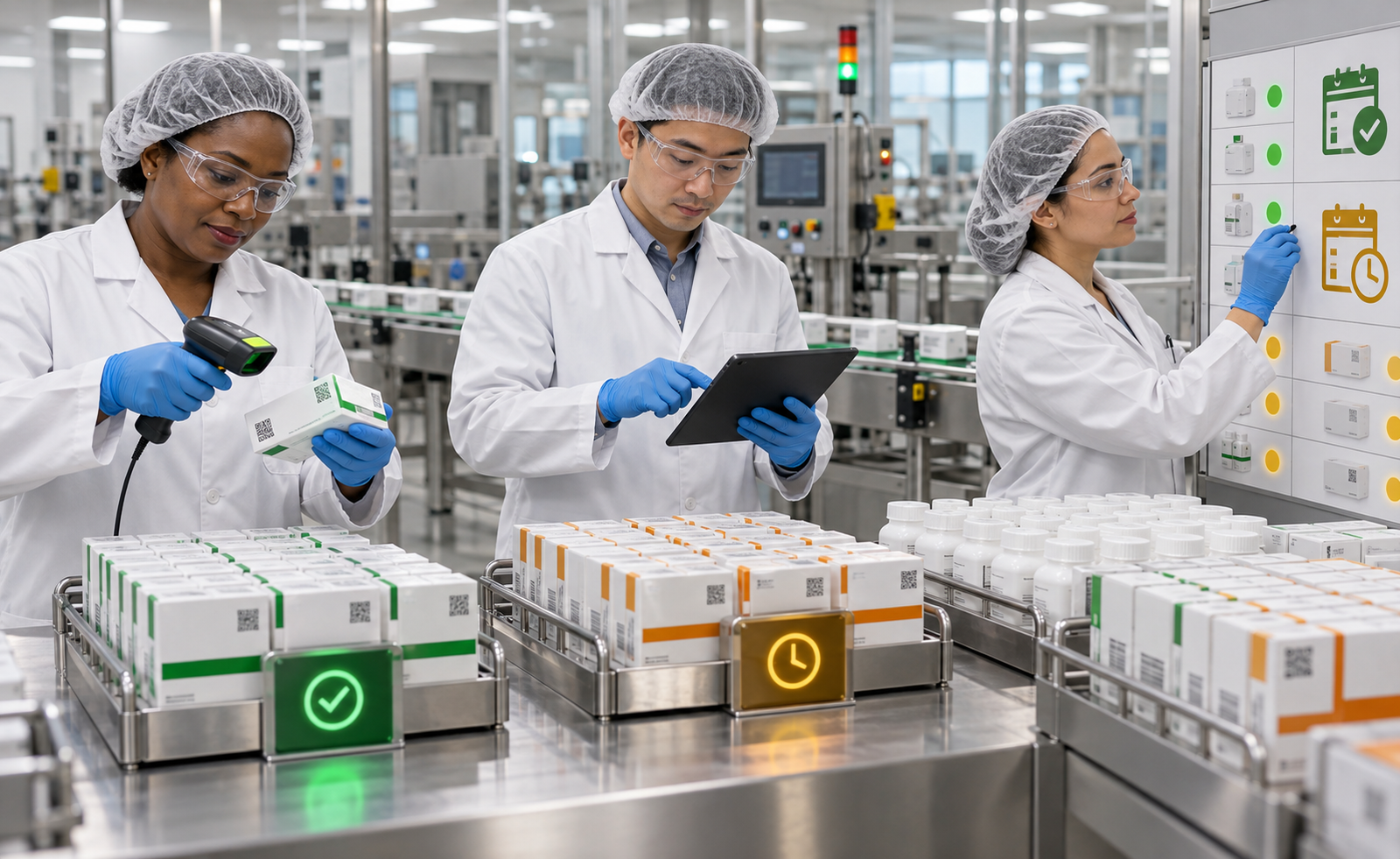 Control de lotes y caducidades en almacén farmacéutico