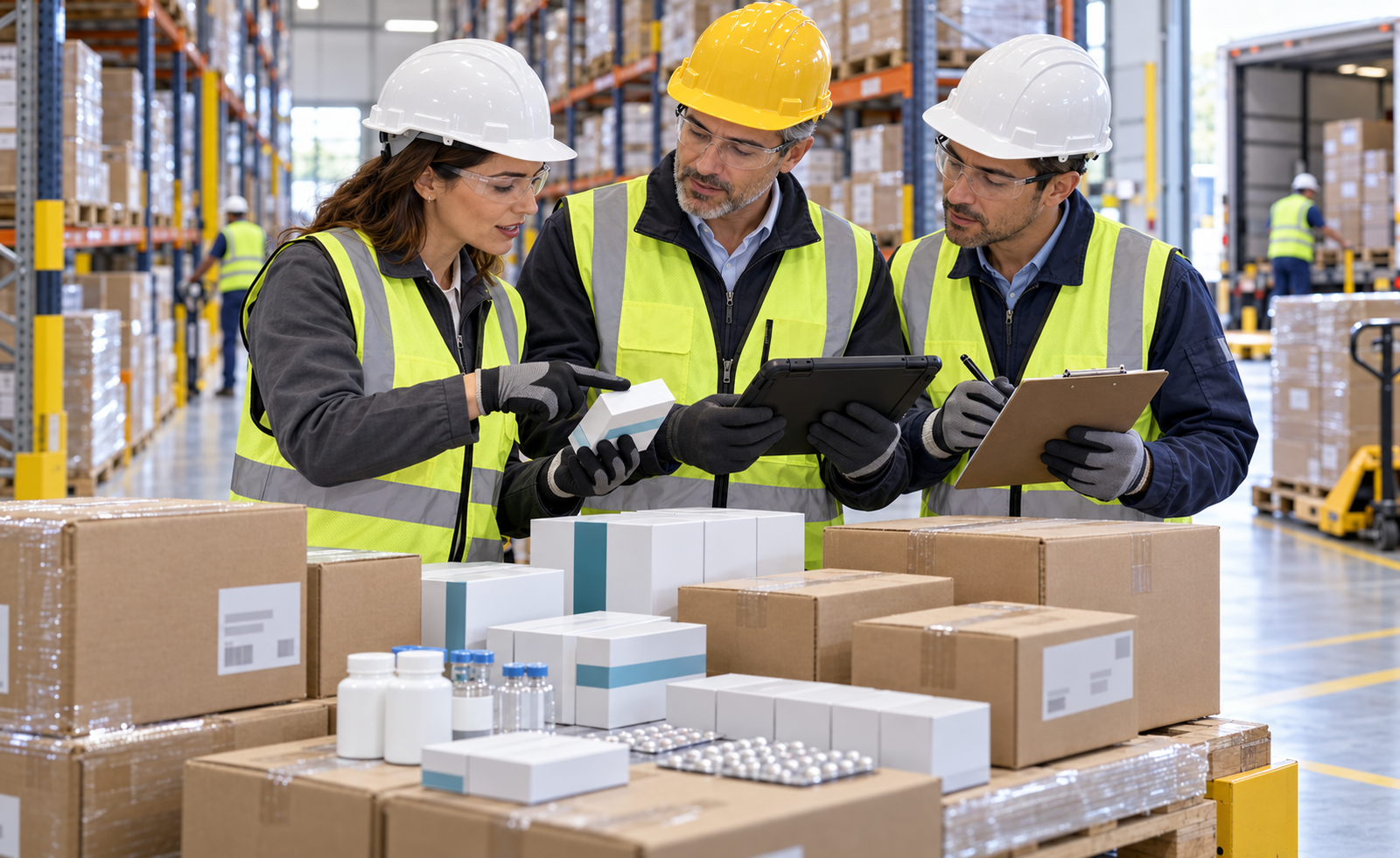 Solicitud comercial B2B de productos farmacéuticos
